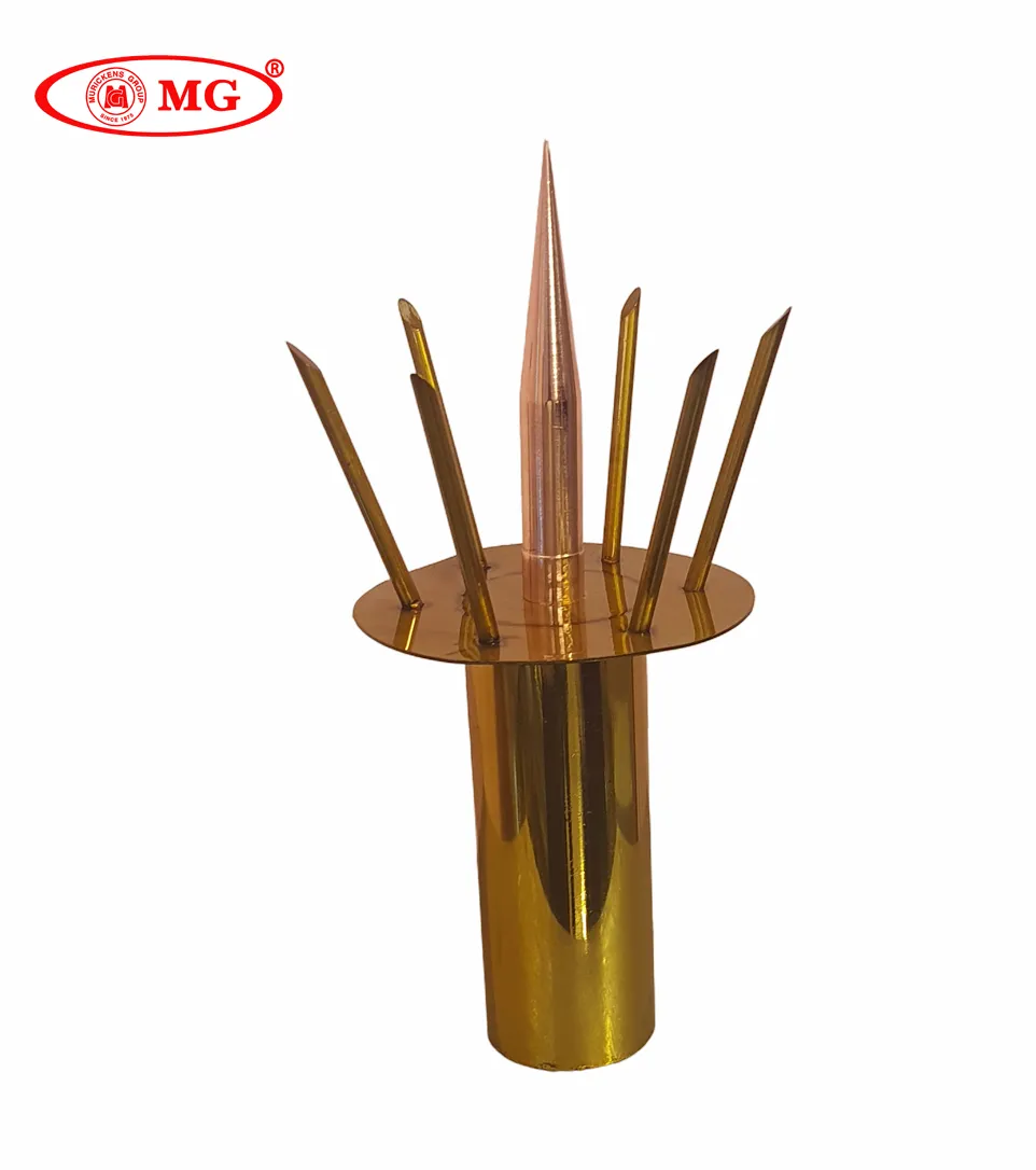 Gold ESE Lightning Arrester Terminal Unit